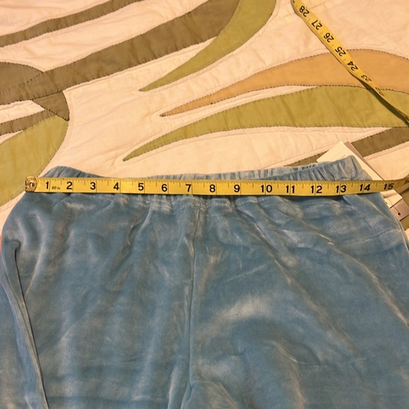 Charter Club Blue Velour Lounge Set - Picture 8 of 8